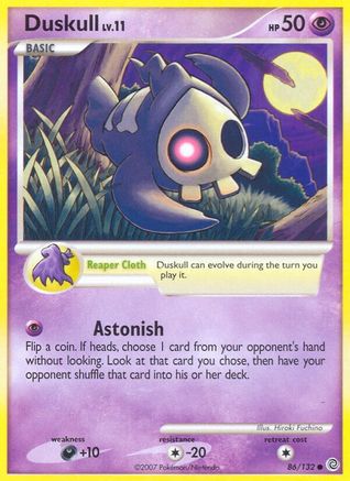 Duskull 086  - Reverse Holofoil Secret Wonders - Common