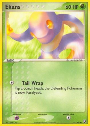 Ekans 055  - Reverse Holofoil Team Rocket Returns - Common