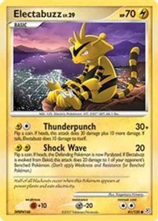 Electabuzz 081  Diamond and Pearl - Common