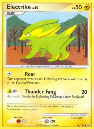 Electrike 074  - Reverse Holofoil Platinum - Common