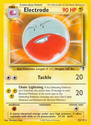 Electrode  - Reverse Holofoil Legendary Collection - Rare