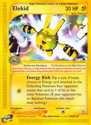 Elekid  Aquapolis - Rare