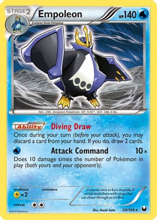 Empoleon  - Reverse Holofoil Dark Explorers - Holo Rare