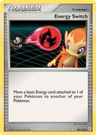Energy Switch 107  - Reverse Holofoil Diamond and Pearl - Uncommon