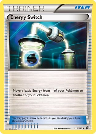 Energy Switch 112  - Reverse Holofoil Legendary Treasures - Uncommon