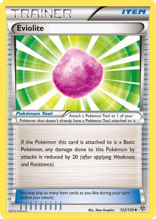 Eviolite  - Reverse Holofoil Plasma Storm - Uncommon