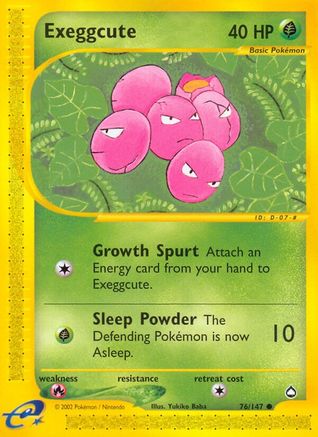 Exeggcute (76) (76) 076  Aquapolis - Common