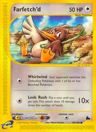 Farfetch'd  - Reverse Holofoil Skyridge - Common