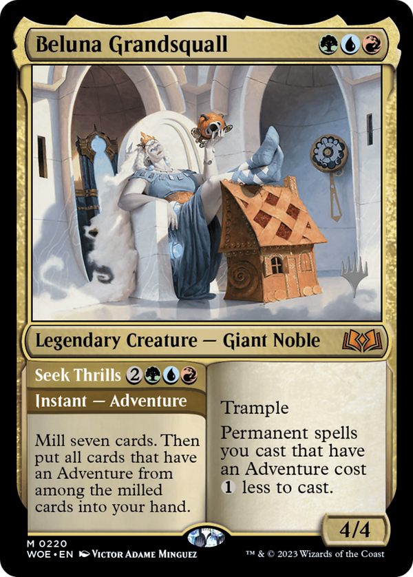 Beluna Grandsquall (PPWOE-220) - Wilds of Eldraine Promos Foil