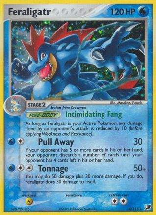 Feraligatr  - Holofoil Unseen Forces - Holo Rare