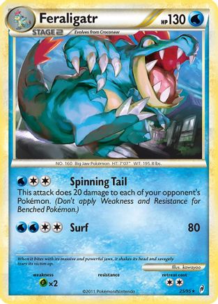 Feraligatr  Call of Legends - Rare