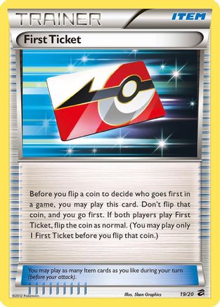 First Ticket 019  - Holofoil Dragon Vault - Holo Rare