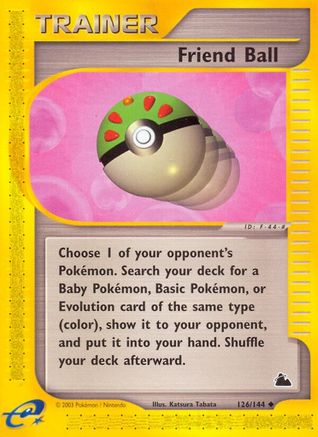 Friend Ball  - Reverse Holofoil Skyridge - Uncommon