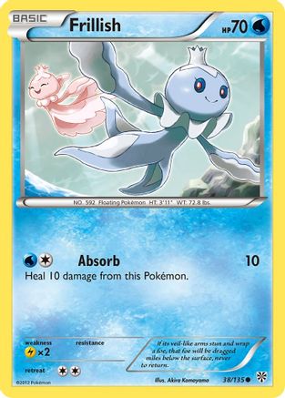 Frillish  - Reverse Holofoil Plasma Storm - Common