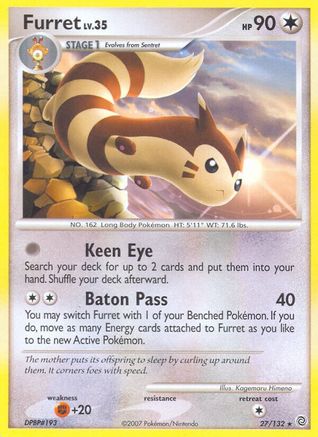 Furret  Secret Wonders - Rare