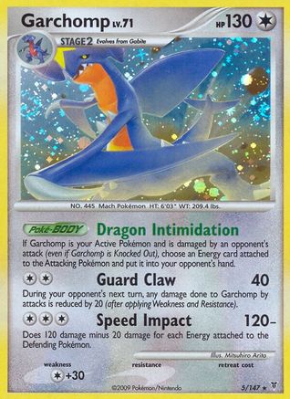 Garchomp  - Reverse Holofoil Supreme Victors - Holo Rare