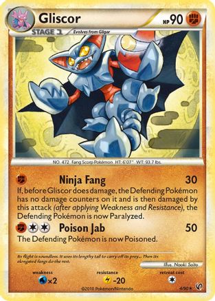 Gliscor  - Holofoil Undaunted - Holo Rare