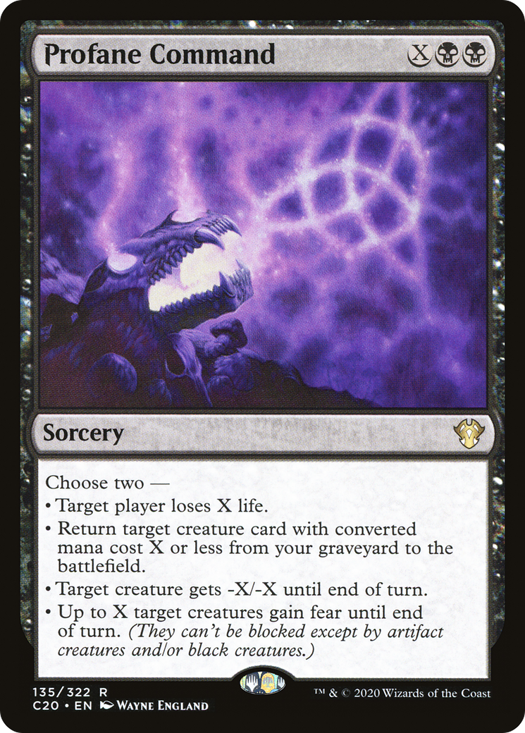 Profane Command (C20-135) - Commander 2020