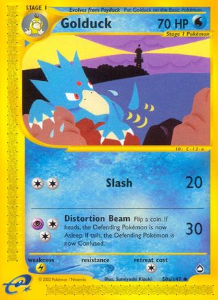 Golduck (50a)  Aquapolis - Uncommon