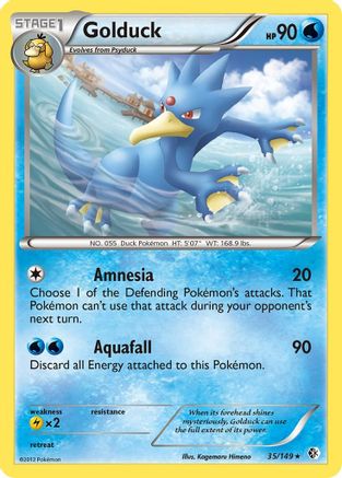 Golduck (35) (35) 035  Boundaries Crossed - Rare