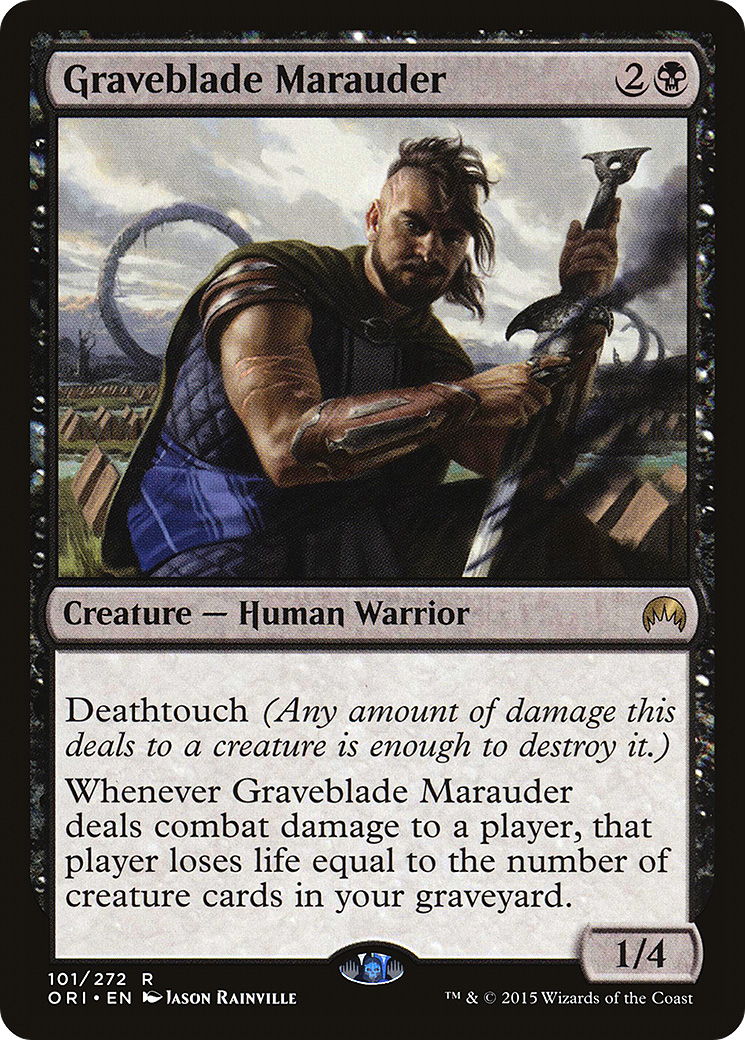 Graveblade Marauder (ORI-101) - Magic Origins Foil