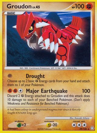 Groudon  Legends Awakened - Rare