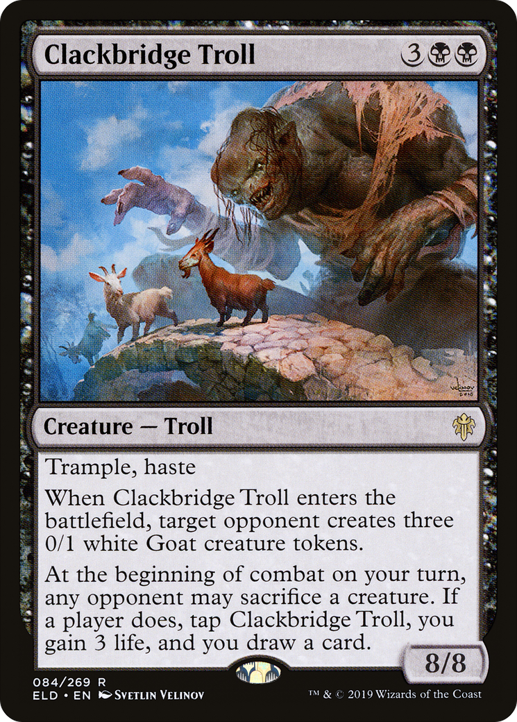 Clackbridge Troll (ELD-084) - Throne of Eldraine Foil