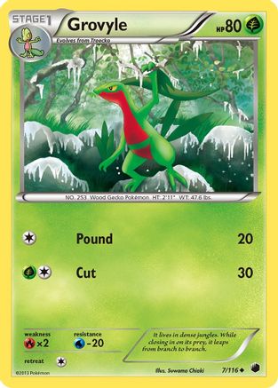 Grovyle  Plasma Freeze - Uncommon