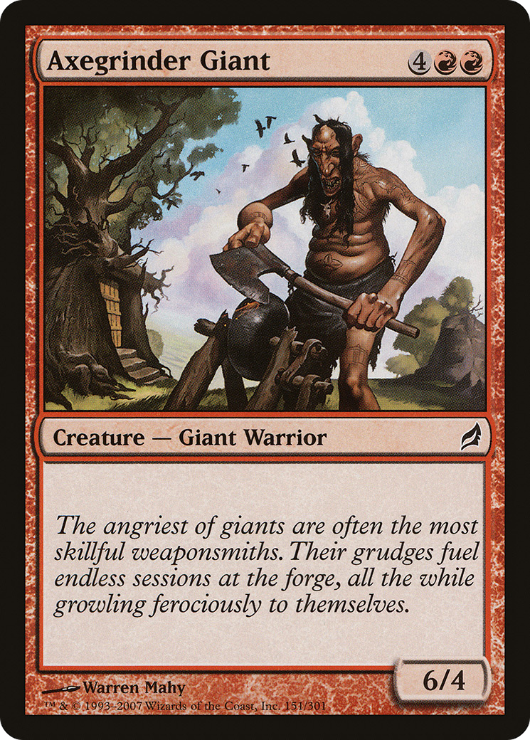 Axegrinder Giant (LRW-151) - Lorwyn