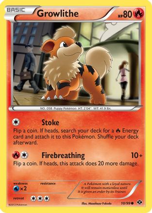 Growlithe (10) (10) 010  Next Destinies - Common