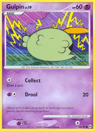 Gulpin (66) (66) 066  - Reverse Holofoil Arceus - Common
