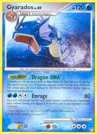 Gyarados/123  - Reverse Holofoil Mysterious Treasures - Rare