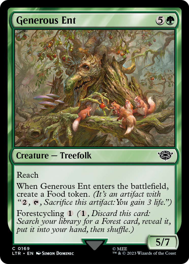 Generous Ent (LTR-169) - The Lord of the Rings: Tales of Middle-earth Foil