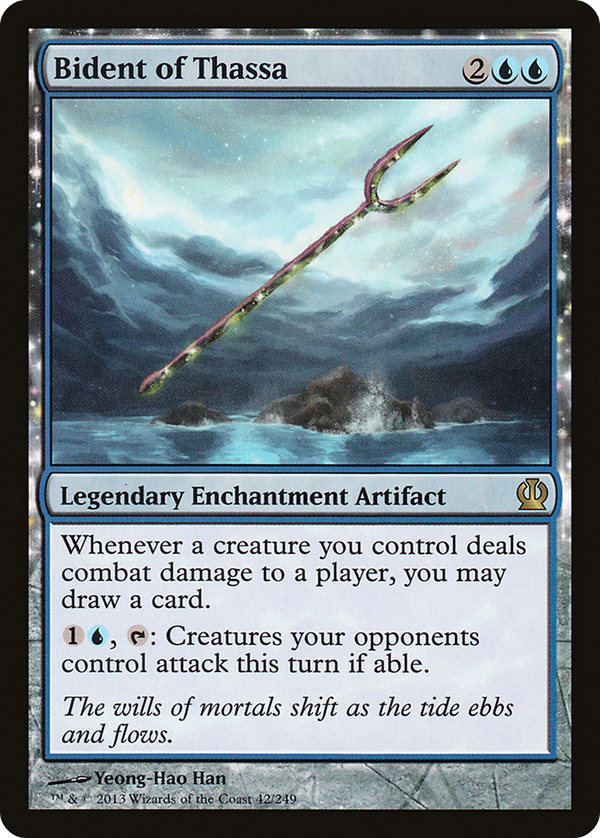 Bident of Thassa (THS-042) - Theros: (enchantment)