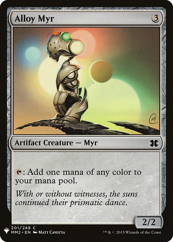 Alloy Myr (LIST-201) - The List