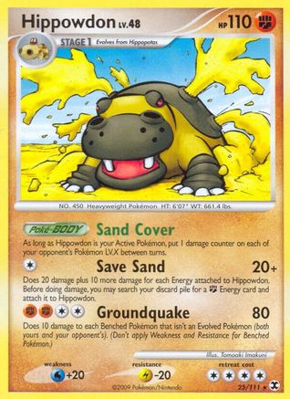 Hippowdon  Rising Rivals - Rare