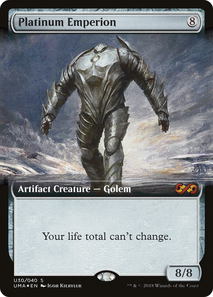 Platinum Emperion (UMA:BT-U30) - Ultimate Box Topper: (Extended Art) Foil