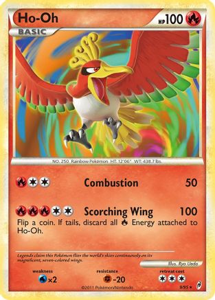 Ho-Oh  - Reverse Holofoil Call of Legends - Holo Rare