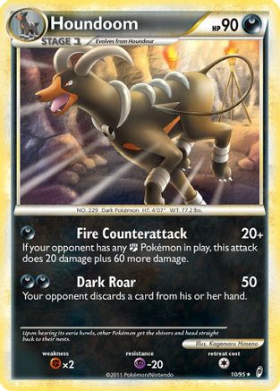 Houndoom  - Reverse Holofoil Call of Legends - Holo Rare