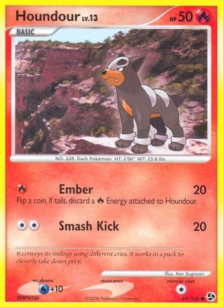 Houndour 069  Great Encounters - Common