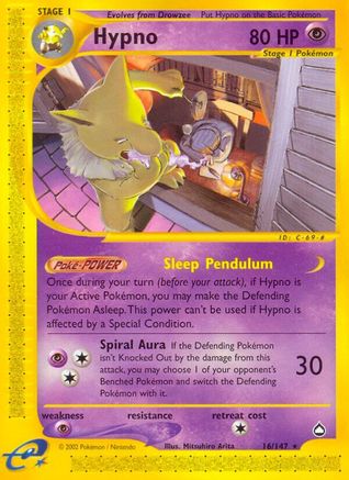 Hypno  Aquapolis - Rare