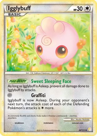 Igglybuff 044  HeartGold SoulSilver - Uncommon