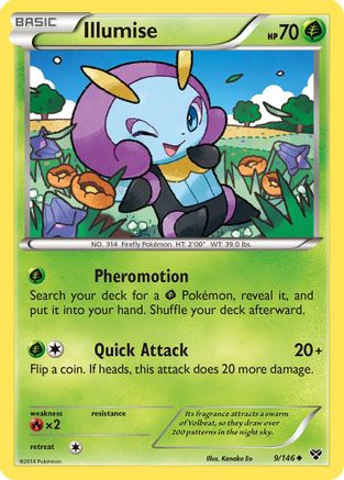 Illumise  - Reverse Holofoil XY Base Set - Uncommon