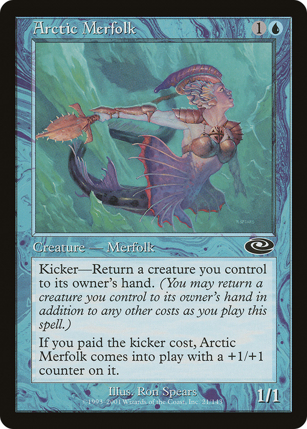 Arctic Merfolk (PLS-021) - Planeshift Foil