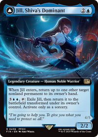Jill, Shiva's Dominant (Extended Art) (FIN-438) - FINAL FANTASY: (enchantment, Extended Art) Foil