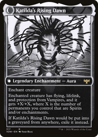 Katilda, Dawnhart Martyr (Showcase) (VOW-317) - Innistrad: Crimson Vow: (Showcase, Double Faced Transform)