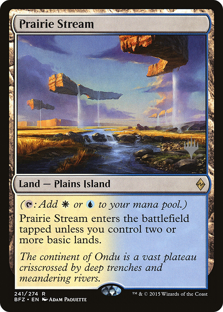 Prairie Stream (PPKHM-) - Battle for Zendikar Promos Foil