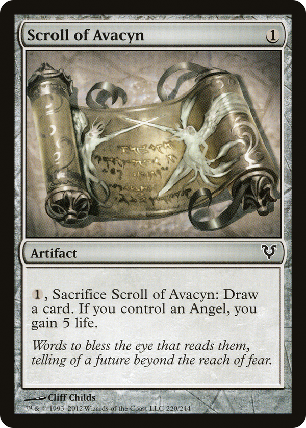 Scroll of Avacyn (AVR-220) - Avacyn Restored