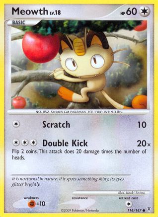 Meowth 114  Supreme Victors - Common