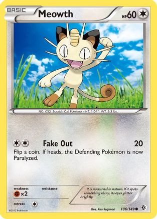 Meowth  Boundaries Crossed - Common